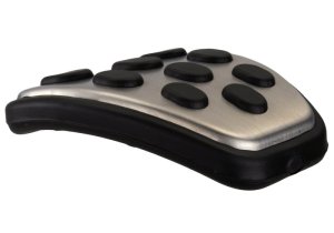 Ford Mustang Pedal Cover Kit - Ford Racing - Aluminum and Urethane Special Edition - Brushed Aluminum - `94-`02